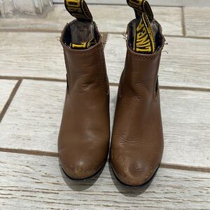 Brown Leather Ankle Boots